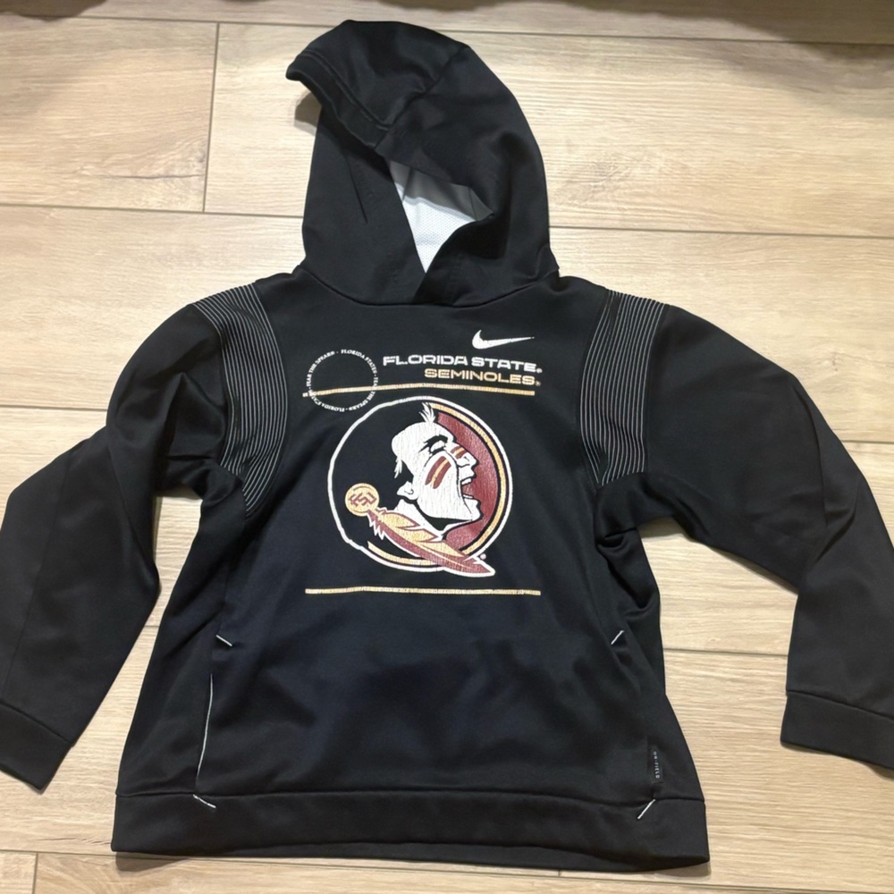 Florida State Seminoles Black Hoodie with Logo